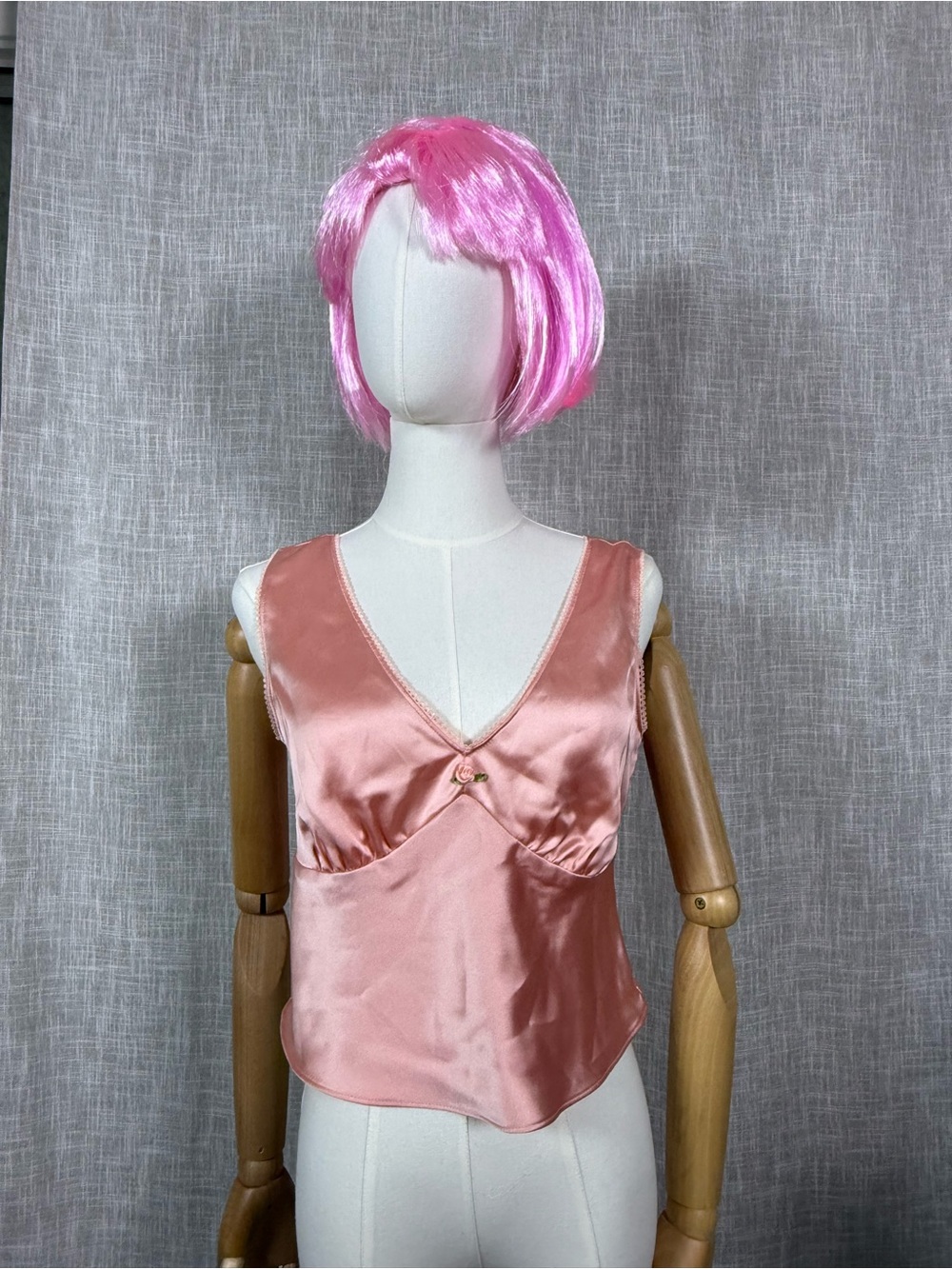 Pink V-Neck Cami Top